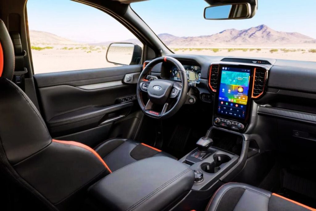 Ford Ranger Raptor Interior